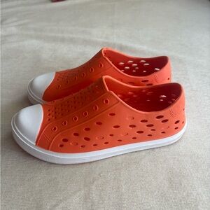 Men's Orange Slip-On Loafers